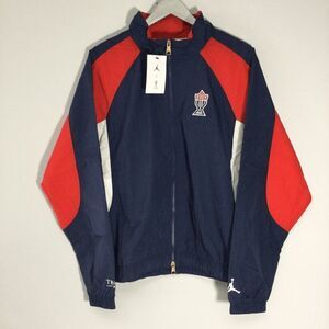 Air Jordan X Trophy Room USA Woven Track Jacket Red White Blue DR2954-410 Mens S